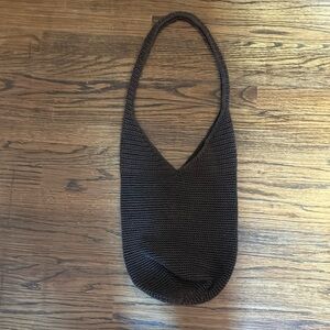 The Sak brown weaved bag
